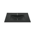 thumbnail image 2 of Swiss Madison Ceramic Matte Black 30" Bathroom Vanity Top, 2 of 8