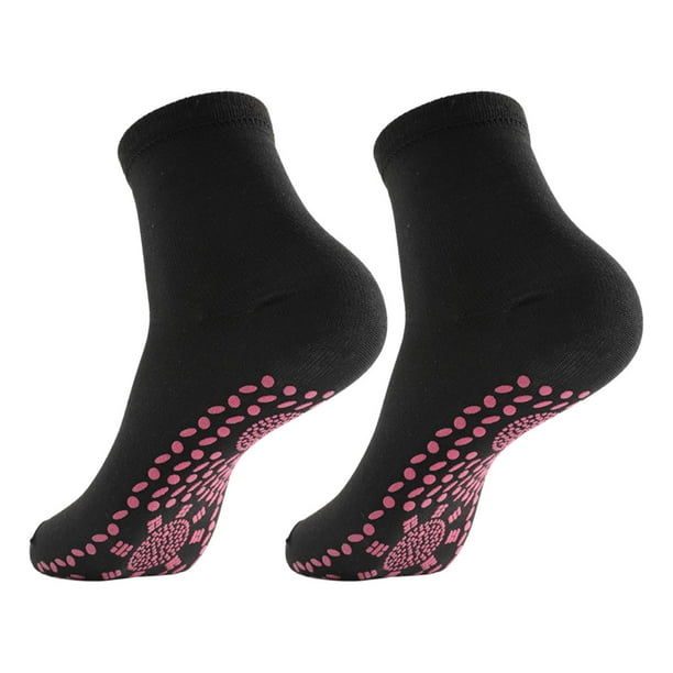 Calcetines de algodón elásticos, cómodos y autocalentables, que ofrecen masajes, cálidos y resistentes al frío.