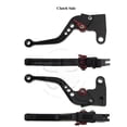 thumbnail image 3 of Black CNC Shorty Brake Clutch Levers Triumph 04-13 Sport Cafe Touring Cruiser, 3 of 5