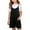 a-Black377108, variant on FINALGANG Girls Overall Romper Summer Kids Lightweight Solid Color Spaghetti Strap Sleeveless Jumpsuit With Pockets For Daily Wear Cozy Onesie