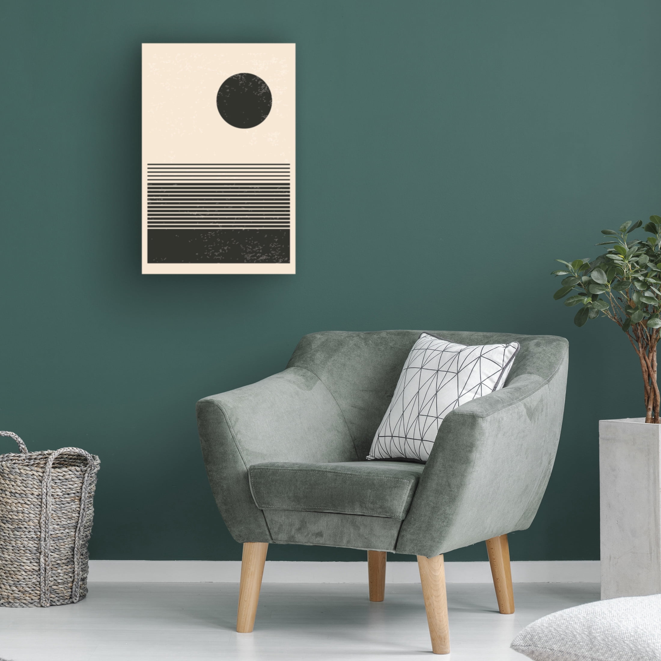 Trademark Fine Art jay stanley  Minimal Abstract Series 9 Canvas Wall Art