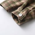 thumbnail image 6 of Herrnalise Baby Boy Flannel Kids Toddler Flannel Shirt Jacket Plaid Long Sleeve Shacket Baby Boys Girls Fall Shirt Coat Outwear Baby Boys' Button-Down & Dress Shirts, 6 of 9