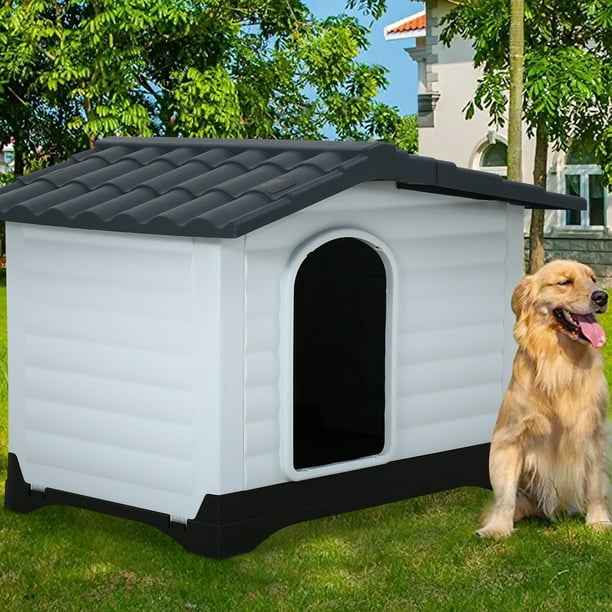 Plastic Dog House for Small Medium Large Dogs, 26 Inch High Large