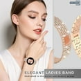 thumbnail image 5 of LEIXIUER Bands for Samsung Galaxy Watch 5/pro/4 44mm 40mm/Classic/46mm/42mm/Active 2 Gear S3 Metal Diamond Bracelet 22mm 20mm Watch Band, 5 of 9