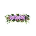thumbnail image 2 of PATLOLLAV 1Pcs 25.6" Artificial Rose Peony Flower Swag, Front Door Peony Floral Arch Garland Swag Hydrangeas Eucalyptus Leaves Wreath for Wedding Arch Front Door House Wall Decoration, 2 of 6