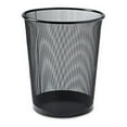 thumbnail image 2 of Lorell, LLR52770, Black Steel Mesh Round Waste Bin, 1 Each, Black, 2 of 3