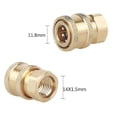 thumbnail image 2 of High Pressure Sprayer Nozzle Connectors, M14 Thread, 1/4 Quick Connector, Hose Connecting Parts, Snow Foam Bottle Connectors, 2 of 5