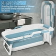 thumbnail image 4 of Nanly Portable Bathtub, Foldable Bathtub for Adults Kids, 54 inch Separate Family Bathroom SPA Therapy Tub with Handle for Shower Stall, Soaking Hot SPA and Ice Bath Tub, 4 of 10