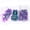 Purple, variant on Chunky Glitter Craft for Resin Art Cosmetic Sequins for Resin Glitter Flakes Sequin for Sparkle for Slime Keychain Jewel