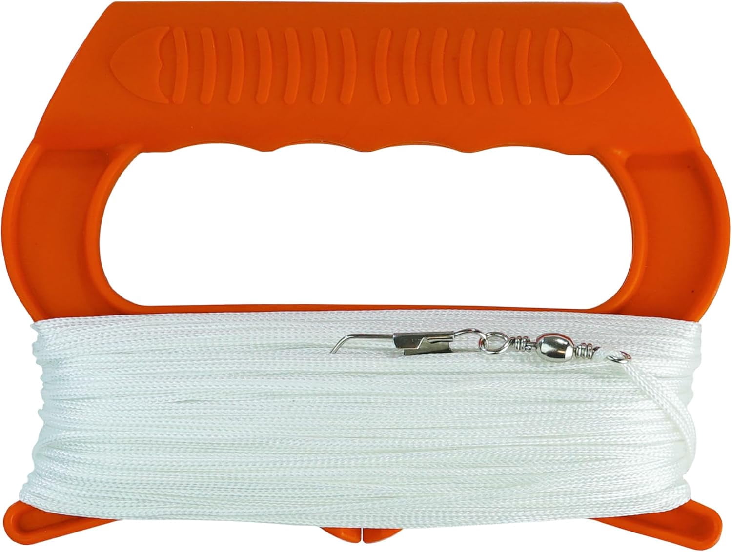 In the Breeze 3453 — 80 LB x 200' Braided Kite Line on Orange Handle - 12 PC - Kite Line Multi-Pack Great for Events, Classrooms
