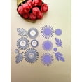 thumbnail image 2 of Moldes de corte Kashoer de metal con rosa 3D para scrapbooking, 2 of 6