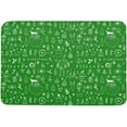 thumbnail image 1 of Tapis de Bienvenue Intérieur Flocon de Neige Père Noël Arbre de Noël Drôle Durable Tapis d'Entrée Antidérapant Absorbant Tapis de Zone Résistant à la Saleté pour Décoration de Chambre 18 * 30 Po/40 * 60cm, 1 of 6