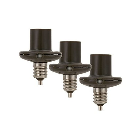 Utilitech 0302325 60W Candelabra Light Control - Gray 3-Pack