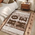 thumbnail image 4 of Vintage Farmhouse Area Rugs 2.7'x5', Washable Small Throw Rugs for Kitchen Bedroom, Retro Home Text Country Star Wooden Indoor Outdoor Rug Non-Slip Low Pile Carpet Runner Reversible Floor Mats, 4 of 8