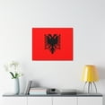 thumbnail image 6 of Albania Country Flag Canvas Vibrant Wall Art Unframed Home Decor, 6 of 13