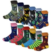 Different Touch 12 Pairs  Mens NEW Design Dress Socks