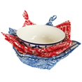 thumbnail image 1 of cUSHYSTORE 4X Bowl cozy canvas Holders Heat and cold Resistant Anti-Scalding Protector Letters, 1 of 4