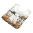 thumbnail image 7 of Yayeee Bath Rug for Bathroom Floor Non Slip Contour Fluffy Soft Absorbent Mat, 20"x24", Halloween Pumpkin Field, 7 of 7