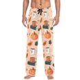 thumbnail image 7 of FORMRS Mens Pajama Pants with Pockets Sleepwear Lounge Bottoms Sizes S-2XL, Pink Fall Coffee, 7 of 7