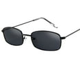 thumbnail image 1 of asddcavvf Vintage Glasses Women Man Square Shades Small Rectangular Frame Sunglasses, 1 of 9