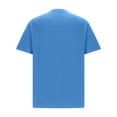 thumbnail image 4 of ZCFZJW Workout Shirts for Men Short Sleeve Quick Dry Athletic Gym Active T Shirt Moisture Wicking Tees Shirt Trendy Crewneck Pullover Tops Blue XXXXXL, 4 of 4