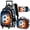 Soccer-001-Backpack Set, variant on Boys Rolling Backpack for Kids - American Football Kids Rolling Backpack with Wheels for Elementary Middle School Students - Roller School Bookbag Aged 6-18, Wheeled Travel Bag Large Capacity