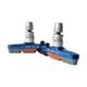 thumbnail image 1 of Pastillas de freno tipo V de 2 piezas, pastillas de freno para bicicleta, peso ligero, 55 mm, repuestos compactos azul, 1 of 7