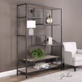 thumbnail image 5 of Uttermost Sherwin Recycled Pine and Iron Bookcase in Aged Black and Natural, 5 of 5