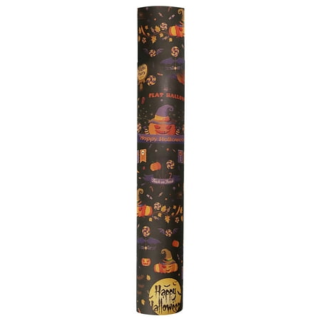 

OUTLOU ( 4.11 Other Wrapping Patterns Feet)Single Sided Paper Classic 70Cmx50Cm and Halloween1Pcs Halloween Home Diy
