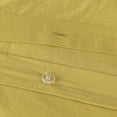 thumbnail image 6 of Chezmoi Collection Solid Yellow 100% Washed Cotton Duvet Cover Set Queen Size, 3-Piece Luxury Soft Breathable Smooth Cooling Comforter Cover with Button Closure, 6 of 9