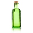 thumbnail image 3 of Green Spanish Thick Recycled Glass Bottle with Natural Cork Top - Large - 17 oz / 500 ml, 3 of 4