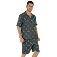 thumbnail image 3 of Inkmeso Printed Cotton Nightwear Shorts Set For Men's Summer Half&nbsp;Sleeve&nbsp;Cute&nbsp;Loungewear, 3 of 7
