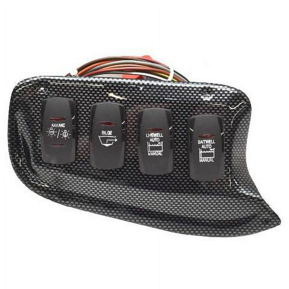 Ranger Boat Rocker Switch Panel 302094 | X17 Crappie 8 1/8 Inch (PORT)