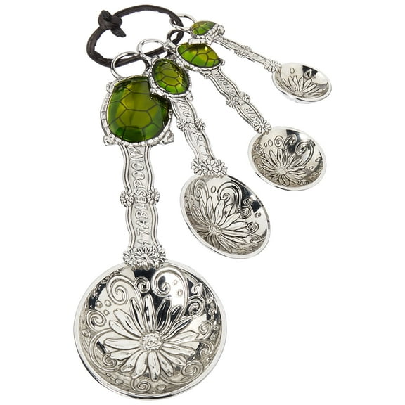 Ganz 4-Piece Measuring Spoons Set, Turtle