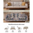 thumbnail image 3 of Boho Patterned Floral Sofa Couch Covers for Dogs,Washable Sofa Throw Cover Single Slipcovers for Armchair,Bohemian Abstract Indian Tribal Aesthetic Couch Protector Towel Blanket Medium 71x91, 3 of 8