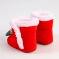 thumbnail image 4 of AIGUR Infrant Baby Christmas Shoes, Santa Claus Tree Soft Sole Non-Slip Walking Shoes Flats Winter Shoes For Girls Boys, 4 of 7