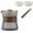 Black Pot+2 White Cup, variant on Heat-Resistant Glass Teapot with Rotating Strainer, 360 Rotating Glass Teapot with Infuser, Portable Clear Tea Kettle with Wooden Handle, Tea Set Gift