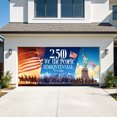 thumbnail image 4 of Themed Anniversary Celebration Banner Patriotic Design Polyester for Festive Party National Holiday, 4 of 4