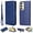 Blue, variant on Feishell Wallet Case for Samsung Galaxy A16 5G, Detachable 2 in 1 Magnetic Wallet Phone Cover, RFID Blocking Card Holder & Cash Slot Flip Kickstand PU Leather Case with Wrist Strap,Purple