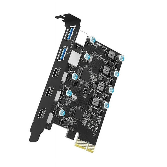 PCIe Expansion Card to 5 Port (3X USB C,2X USB 3.0-A ) PCI Express Expansion Card for 10/8/7 and OS 10.8.2