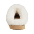 thumbnail image 4 of Parfeying Women's Sheepskin House Slippers Indoor Outdoor Shearling Shoes for Women, 4 of 8