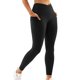thumbnail image 1 of Gibobby Leggings deportivos mujer para yoga Pantalones de cintura Pantalones casuales Tallas grandes Pantalones de yoga con estampado deportivo de m(Negro,G), 1 of 5