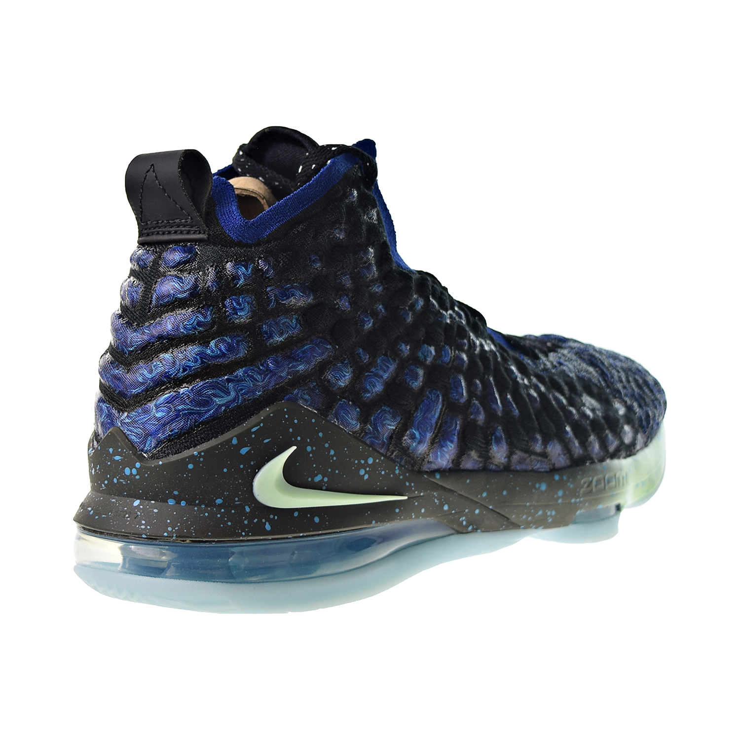 Nike LeBron XVII ‘Constellations’ Big Kids' Shoes Deep Royal Blue-Vapor Green bq5594-407 - image 3 of 6