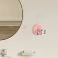 thumbnail image 2 of Xwjun Shower Hook Suction Cup Hooks For Shower Home Storage Hooks Suction Hooks Strong Suction Cup Hooks For Shower & Bathroom, Suitable For Mirrors, Glass, Tiles, No Drill ABS Hooks Pink, 2 of 4