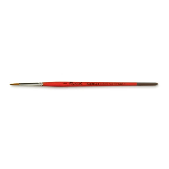 Raphael Kaerell Synthetic Short Handle Watercolor Brush, Round, 1