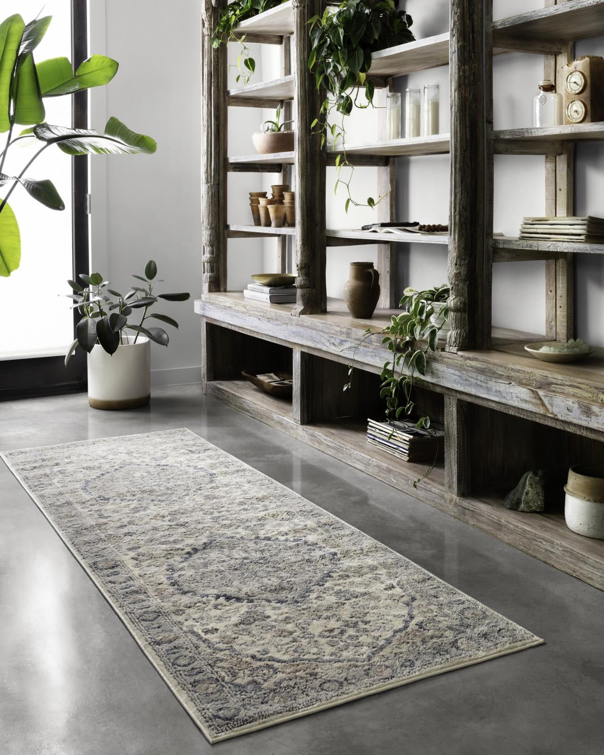 Loloi Teagan Natural / Lt. Grey 9'-9" x 13'-6" Area Rug