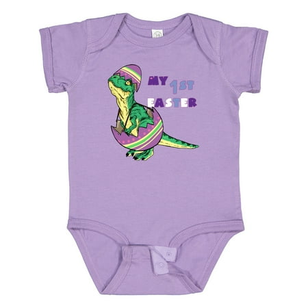 

Inktastic My 1st Easter Baby Tyrannosaurus Rex Inn Egg Gift Baby Boy or Baby Girl Bodysuit
