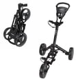 thumbnail image 1 of Caddymatic Golf X-Lite One-Click Folding Pull/Push Golf Cart Black, 1 of 14