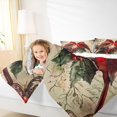 thumbnail image 5 of Feelyou Winter Robin Bird Bedding Comforter Set, Western Christmas Animal Twin Comforter Sets, Flower Plant Botanical Reversible Bedding Set, Microfiber Bedroom Decor, 2pcs, 5 of 9