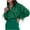 Green, variant on Women's Oversized Blouse Satin Silk Button Down Shirts Casual Loose Collared T Shirts Long Sleeve Office Work Tunic Tops